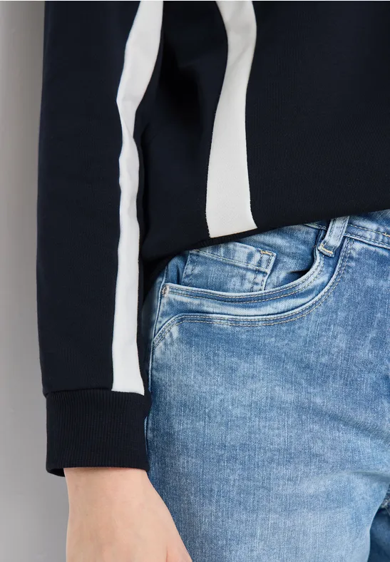 Colorblock sweatshirt universal blue