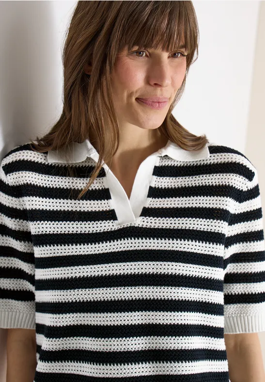 Poloshirt met korte mouwen in meshkwaliteit universal blue