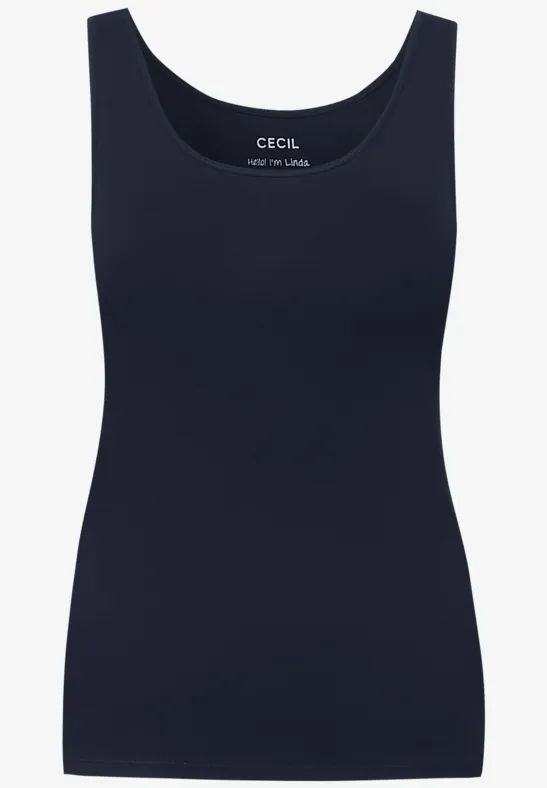 Basic Tanktop deep blue