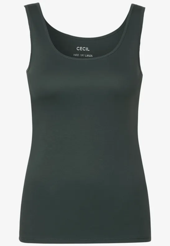Basic Tanktop slate green