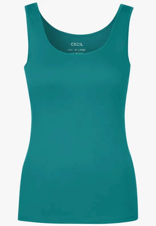 Débardeur basique vital emerald green
