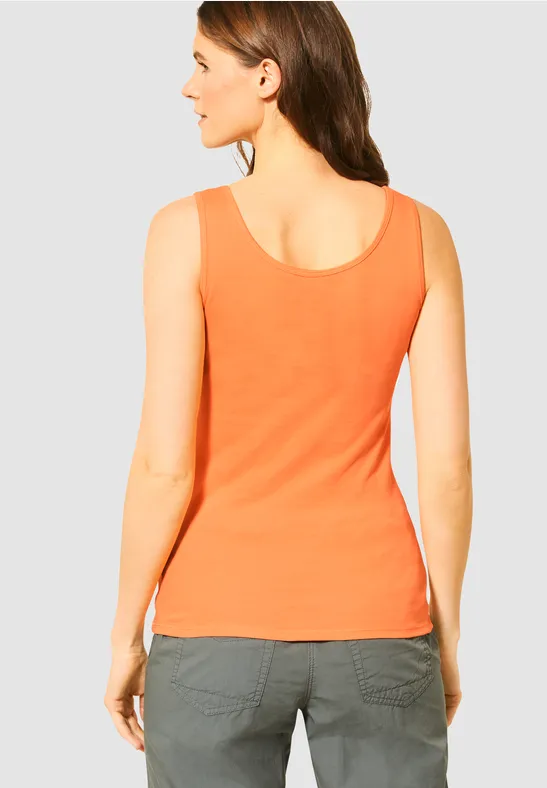 Débardeur basique cantaloupe orange