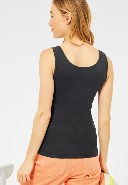Débardeur basique carbon grey