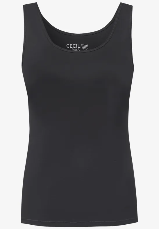 Débardeur basique carbon grey