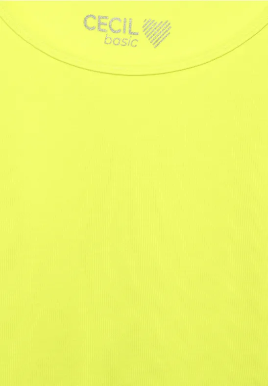 Basic in Neonfarbe sunny lime