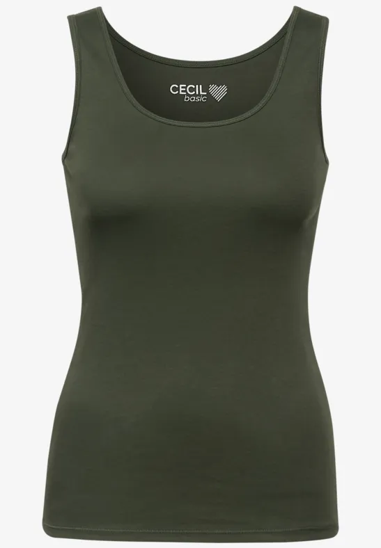 Débardeur basique utility olive