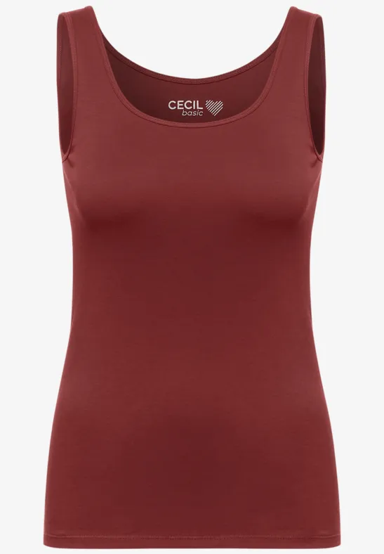 Basic Tanktop copper brown