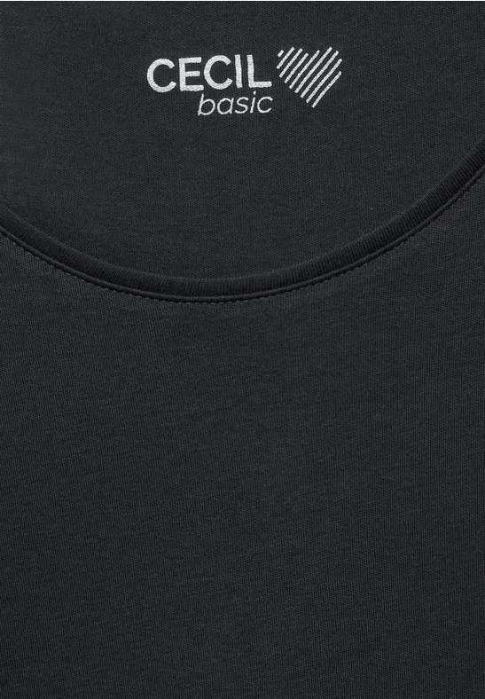 Shirt met halve mouw carbon grey