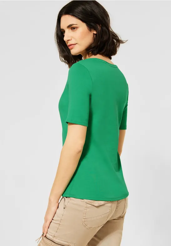 Shirt met halve mouw spearmint green