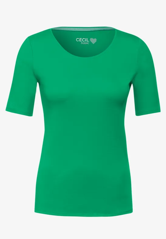 Shirt met halve mouw spearmint green
