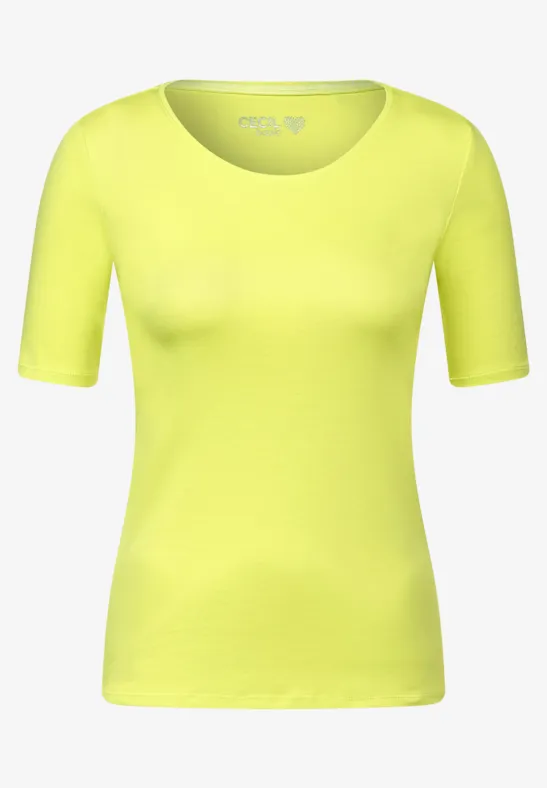 T-shirt basique sunny lime