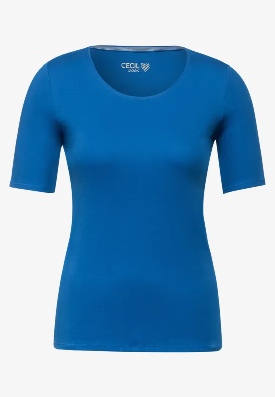 T-shirt basique lake blue