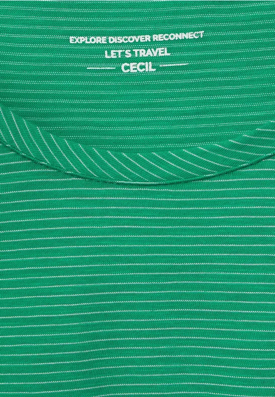Shirt met 3/4-mouwen spearmint green
