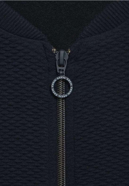 Effen sportief shirtjack deep blue