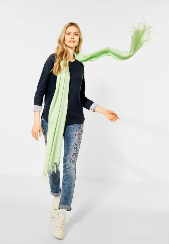 Shirt met dubbelzijdige stijl carbon grey