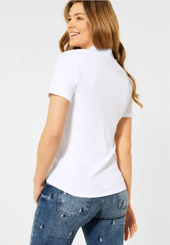 Sportliches Poloshirt White