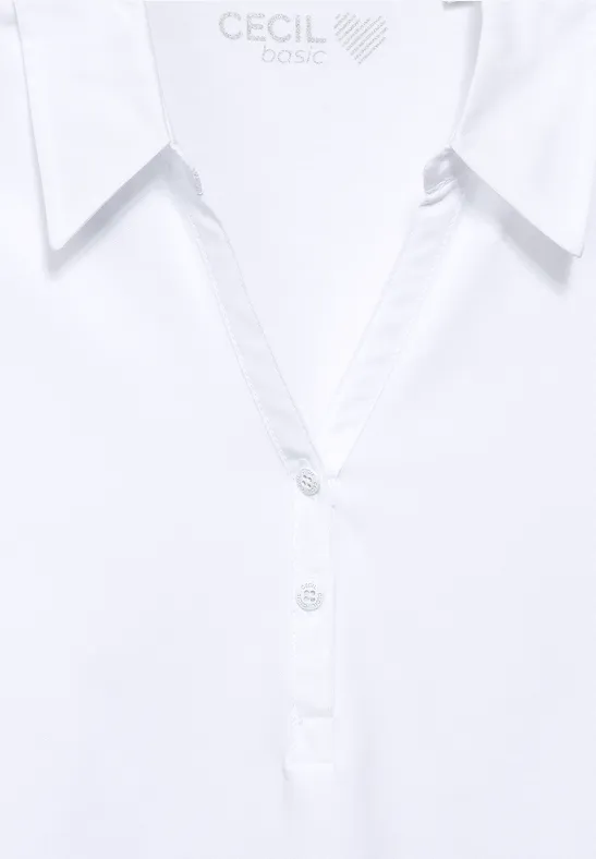 Sportliches Poloshirt White