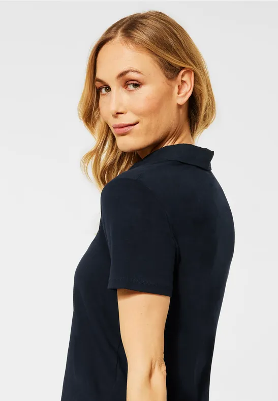 Sportliches Poloshirt deep blue