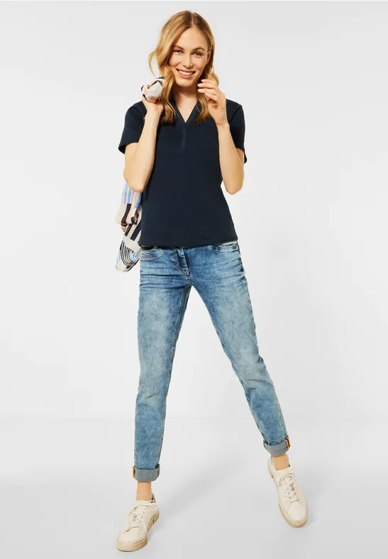 Sportliches Poloshirt deep blue