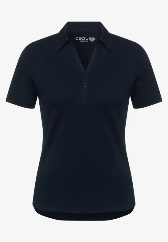 Sportliches Poloshirt deep blue