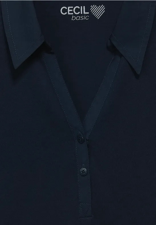 Sportliches Poloshirt deep blue