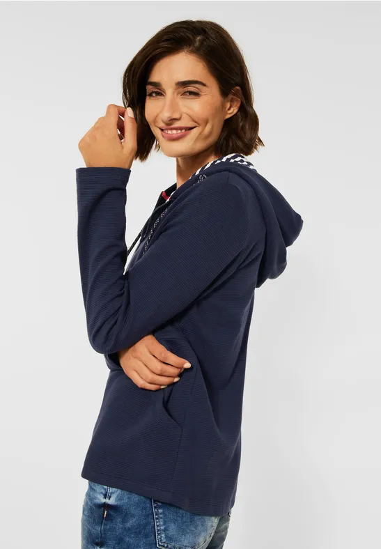 Ottoman shirtjack deep blue