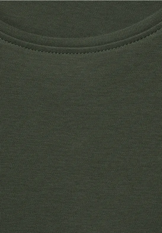 Basic effen shirt utility olive