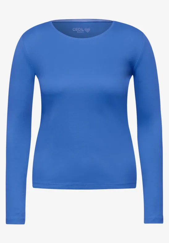 T-shirt basique de couleur unie just blue