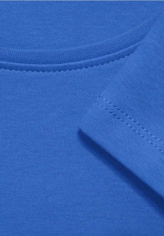 T-shirt basique de couleur unie just blue