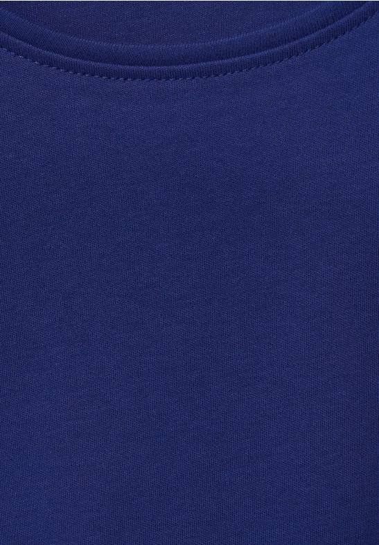 T-shirt basique de couleur unie cosmic blue
