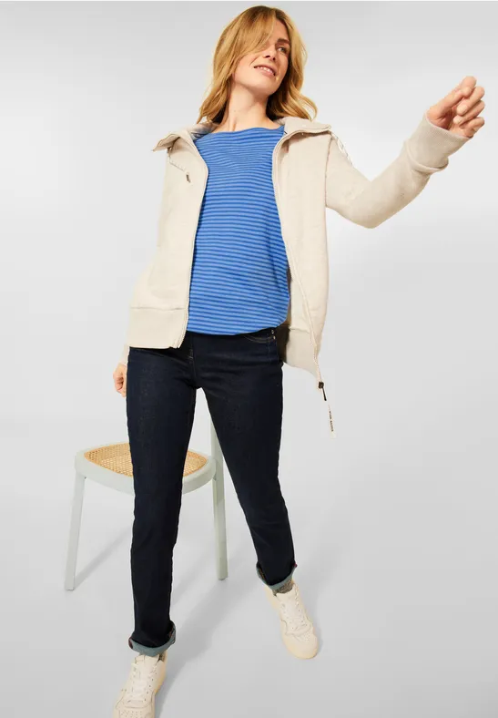 Shirt met gestreept patroon just blue