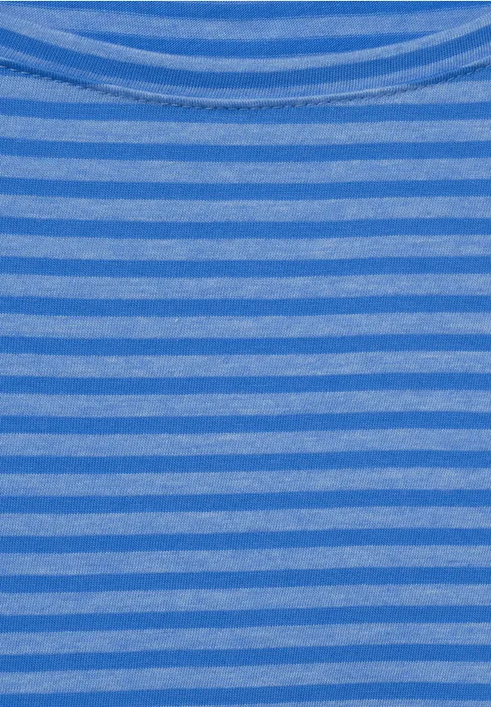 Shirt met gestreept patroon just blue