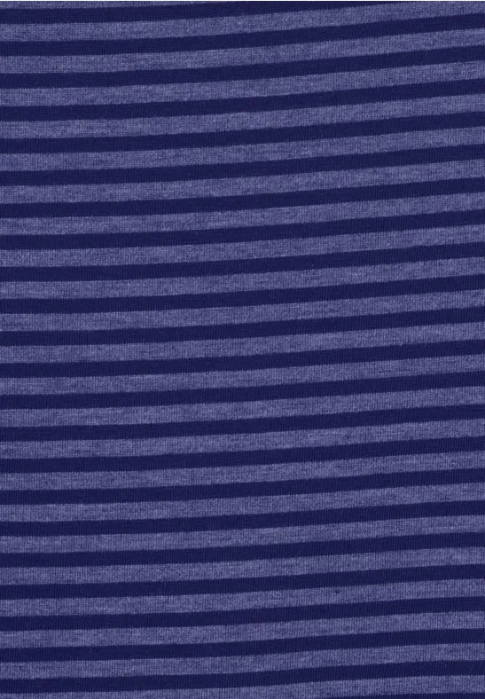 Shirt met gestreept patroon cosmic blue