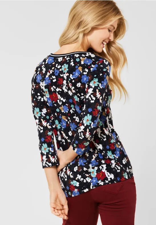 Shirt in tuniekstijl deep blue