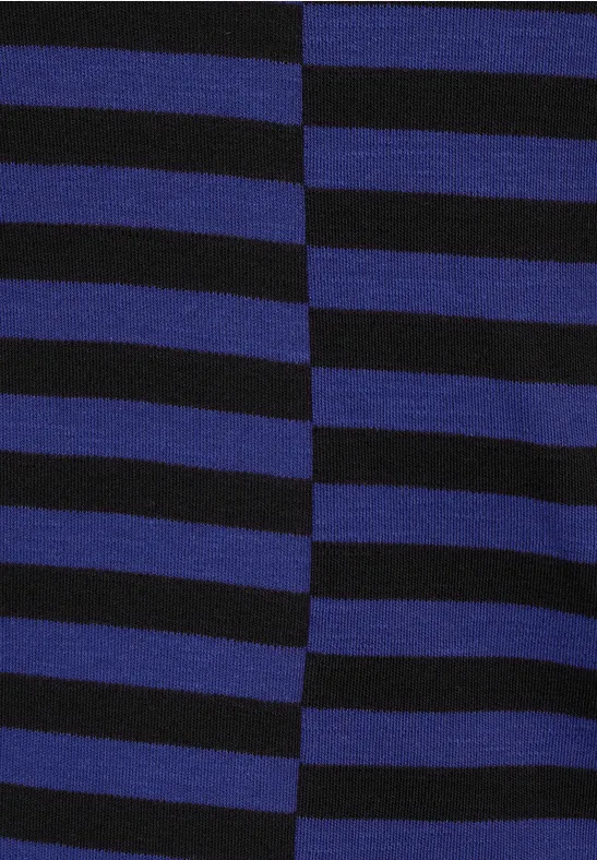 Shirt met gestreept patroon cosmic blue