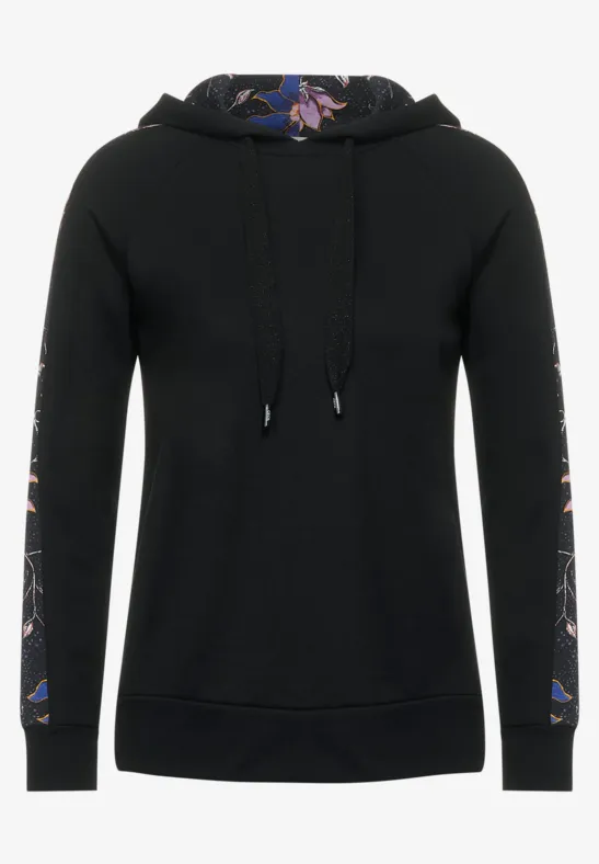 Pullover im Hoodie Style Black