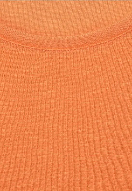 Shirt in effen kleur simply orange