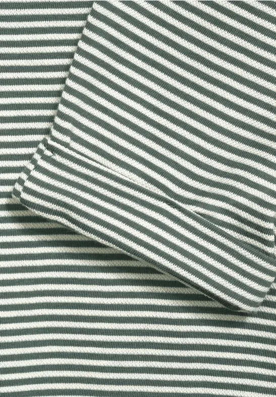 Shirt met lange mouwen met strepen soft khaki