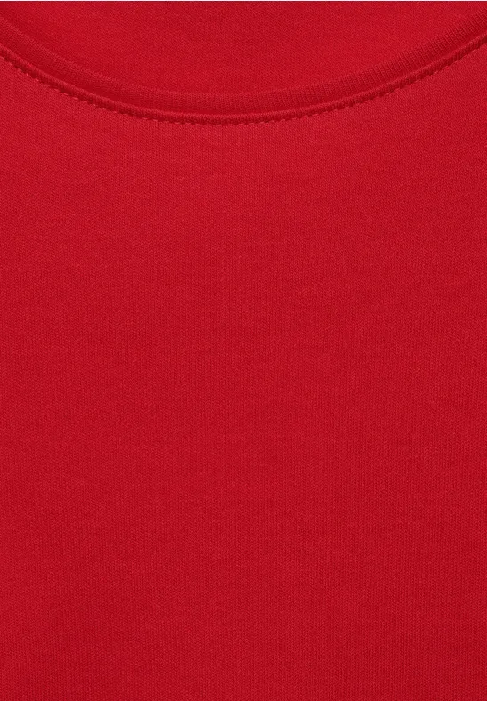 T-shirt de couleur unie vibrant red