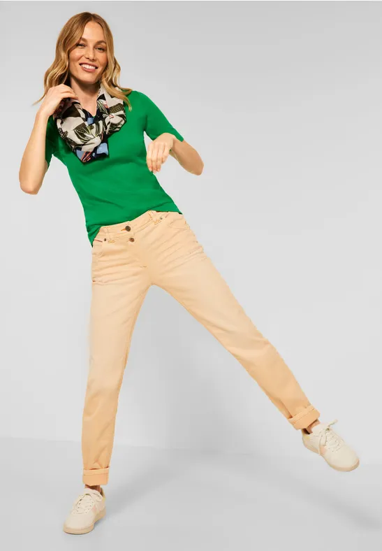 T-shirt de couleur unie cheeky green