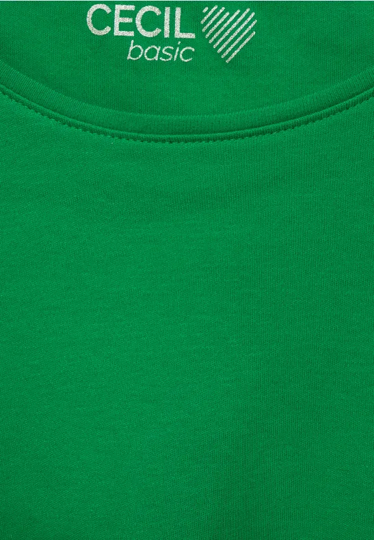 T-shirt de couleur unie cheeky green