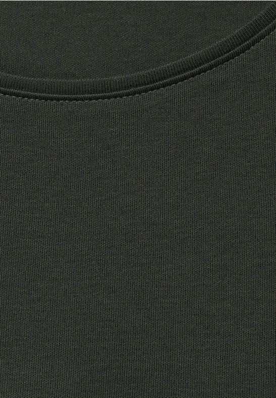 T-shirt de couleur unie deep pine green