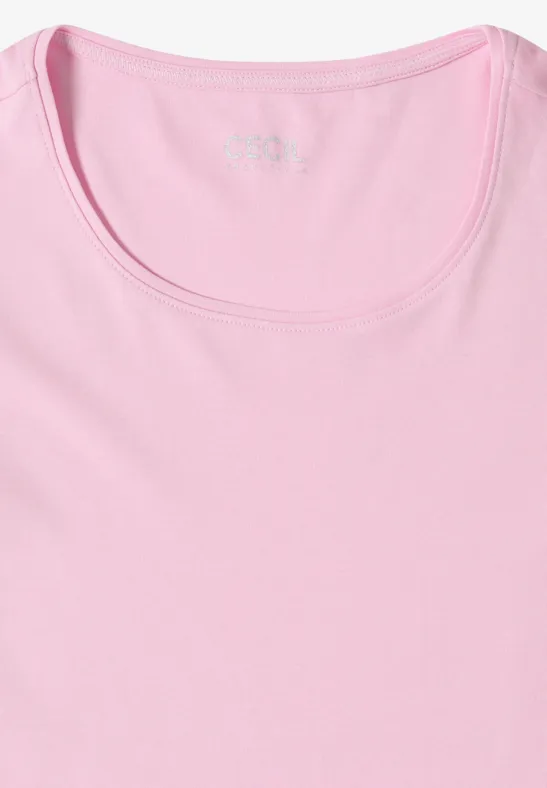 T-shirt en couleur unie light blush rose