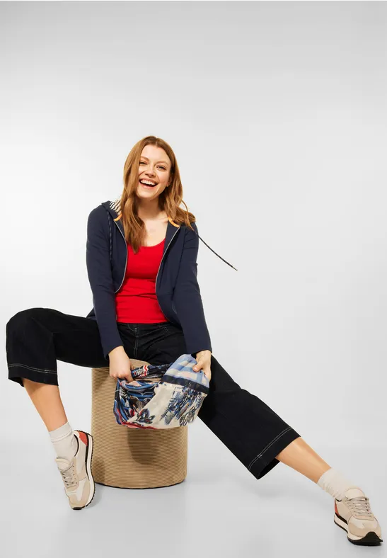 Ottoman T-shirtjasje deep blue