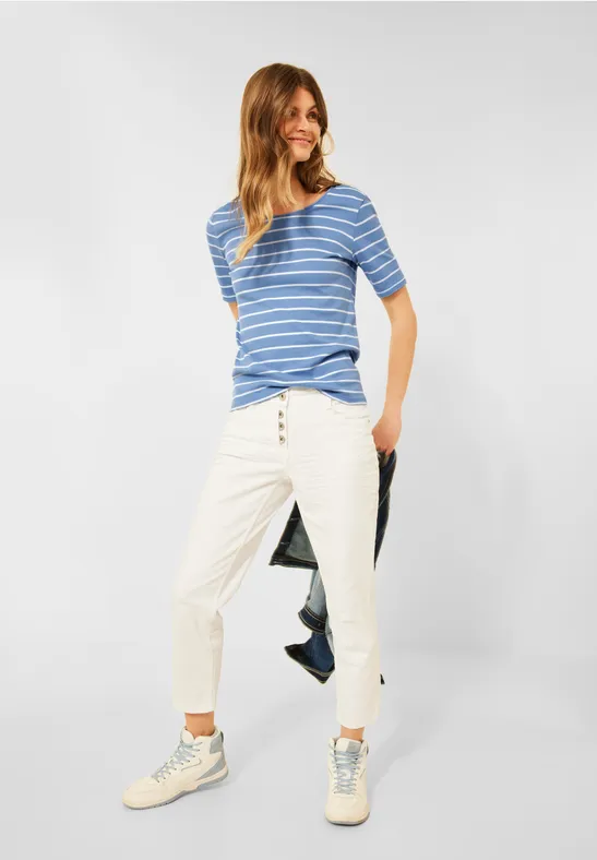 Gestreept shirt forever blue