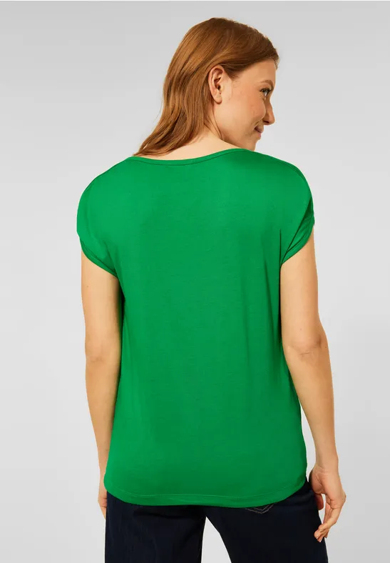 T-shirt de couleur unie cheeky green