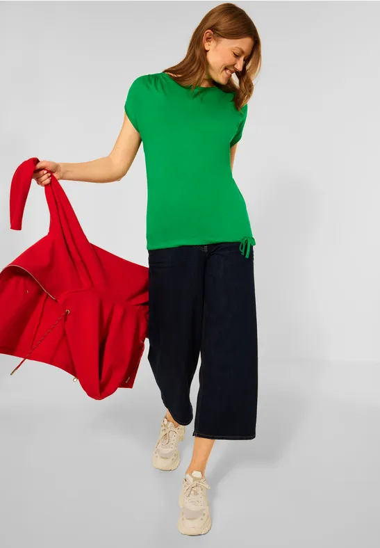 T-shirt de couleur unie cheeky green