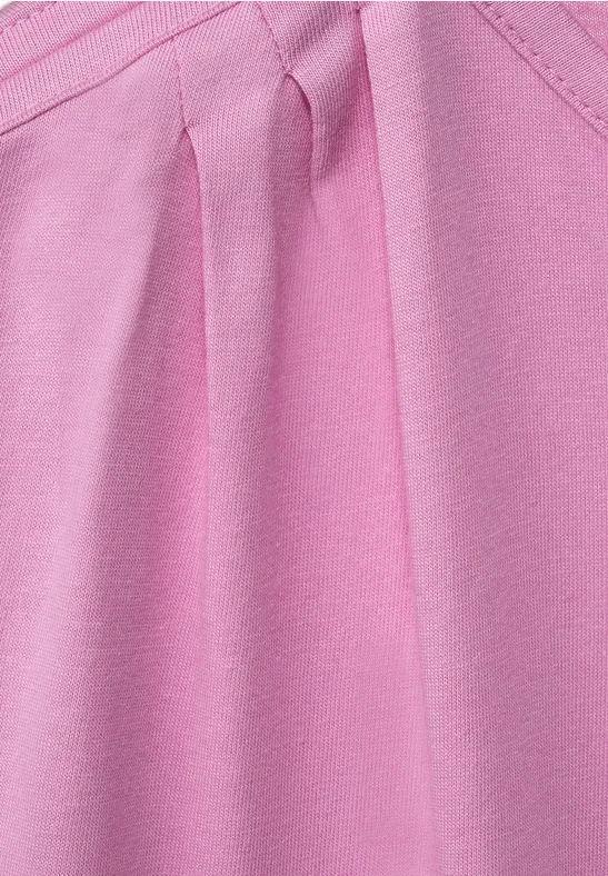 T-Shirt in Unifarbe light pink