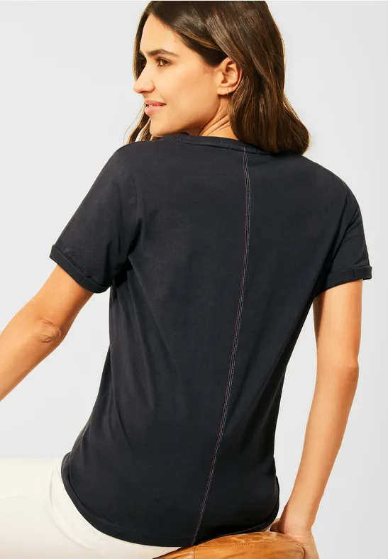 T-shirt à imprimé carbon grey