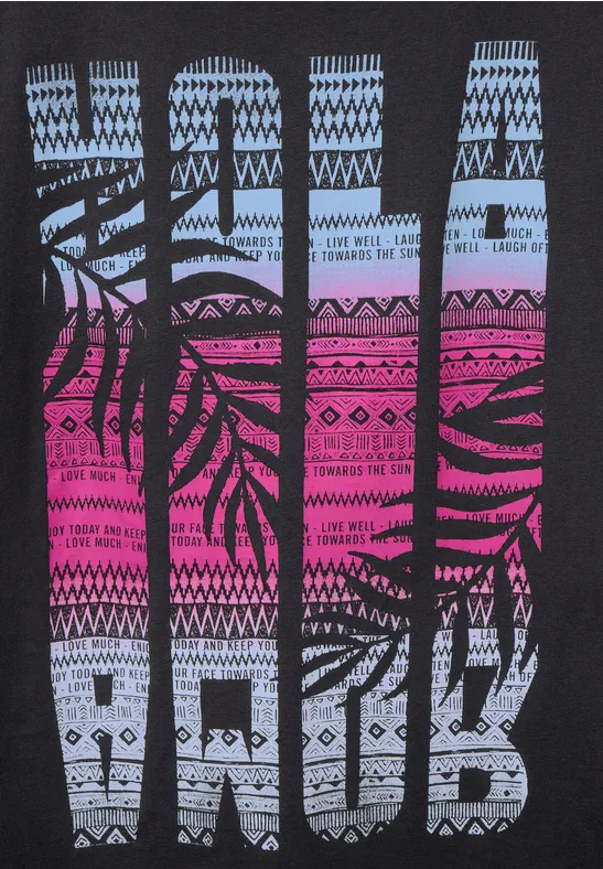 T-shirt à imprimé carbon grey